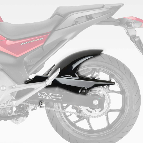 Pyramid Plastics Pyramid hugger | gloss black | honda nc 700 s 2012>current